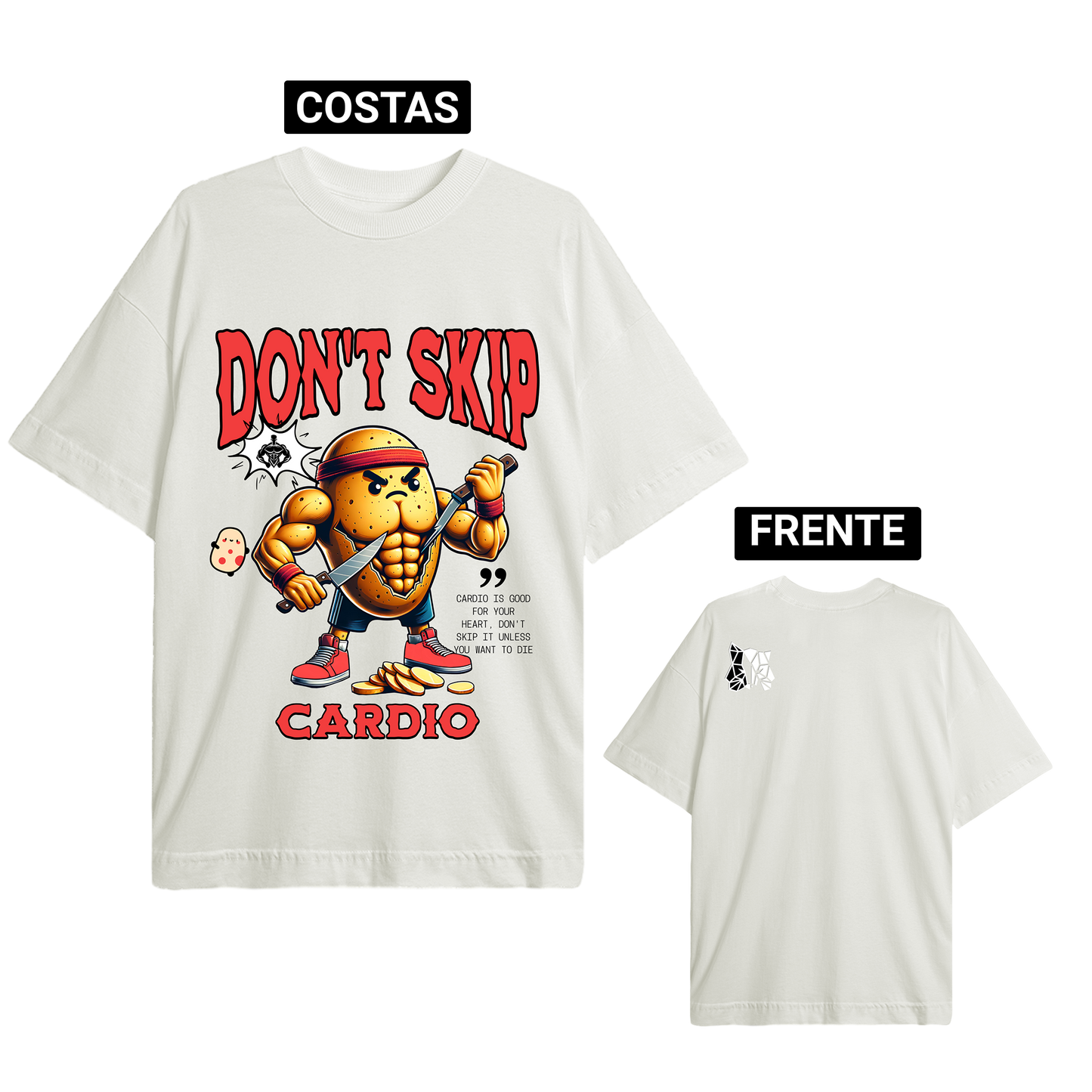 Oversized premium - Don't skip cardio