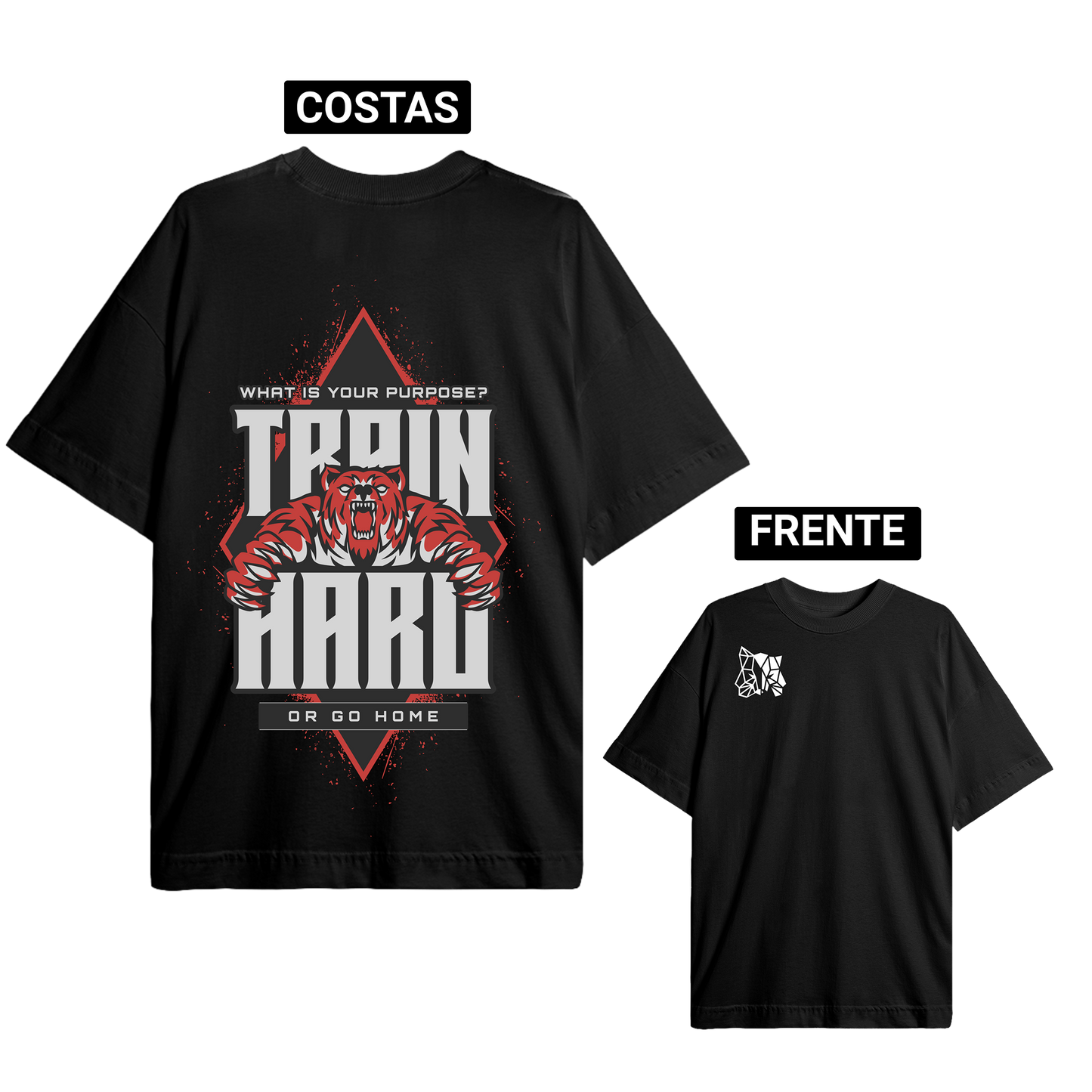 Oversized Premium - Train hard